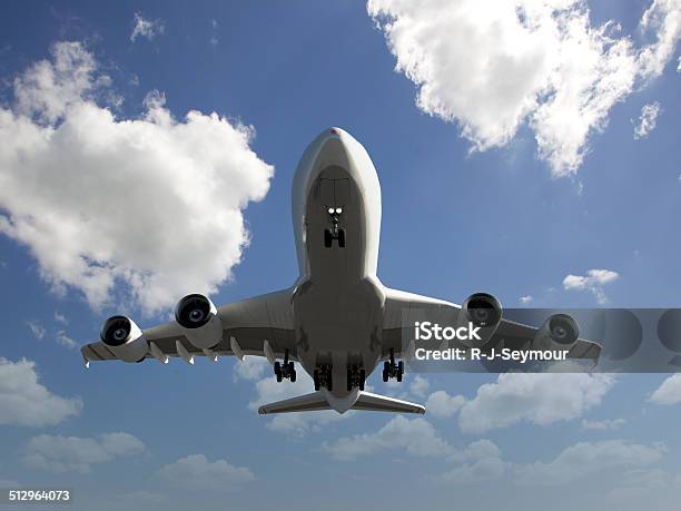 Plane Landingtaking Off Stock Photo - Download Image Now - Taking Off - Activity, Airplane, Engine