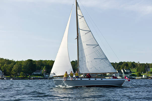 istock Family Sailing on Mahone Bay, Nova Scotia 512964863