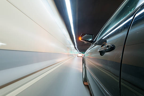 istock car on the road with motion blur background 512965089
