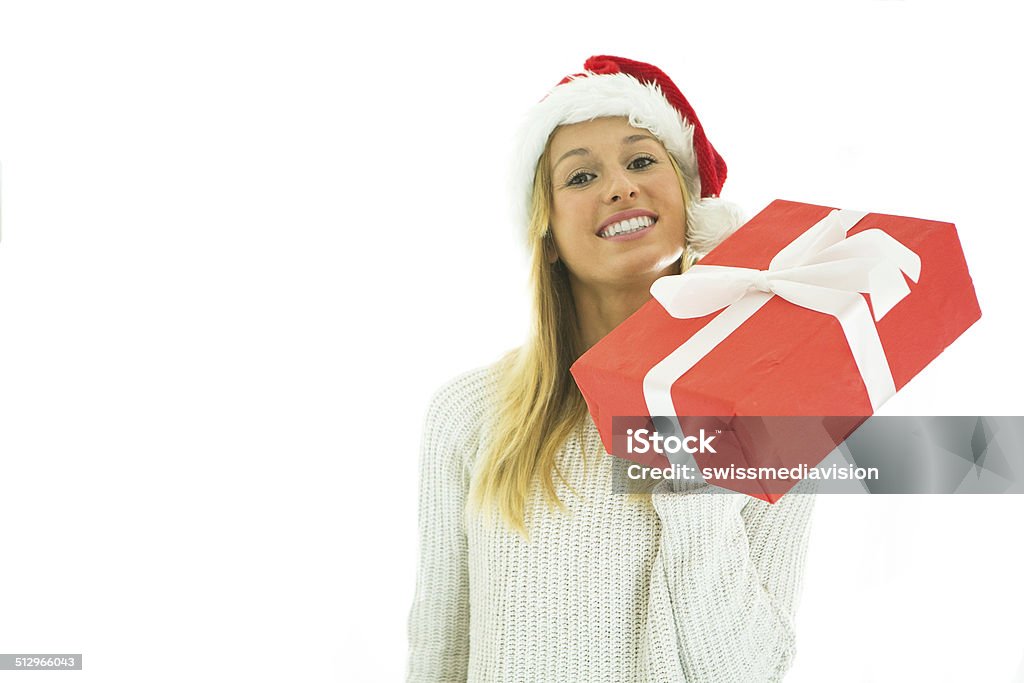 Woman holding christmas gifts http://www.mediafire.com/convkey/9394/c43m88czxmmliiyfg.jpg Adult Stock Photo