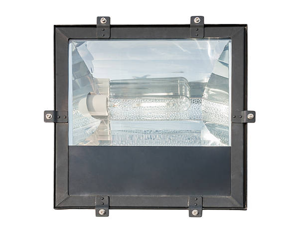 istock Light of stadium isolated 512966154