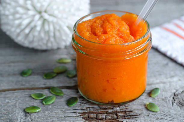 istock Homemade pumpkin cosmetic mask 512970212