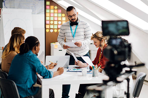 istock Group of Entrepreneurs At Work In Office 512971786