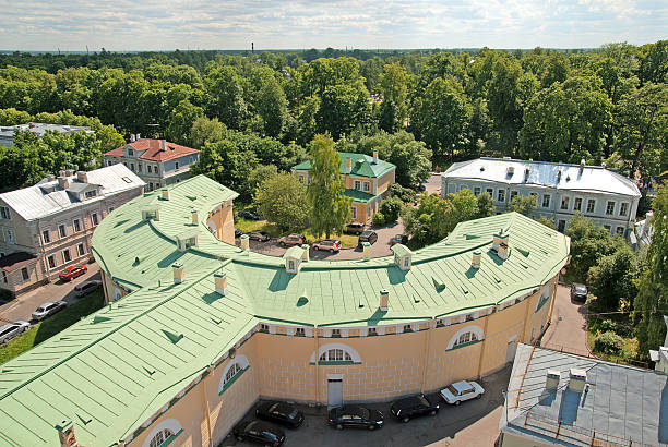 carskie sioło. saint-petersburg, federacja rosyjska. cło stajnie (sąd inwalidzkich museum - cło zdjęcia i obrazy z banku zdjęć