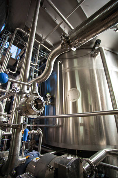 istock Tanks and pumps at the modern plant 512972588