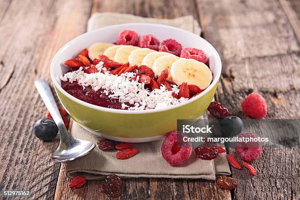 Smoothie Bowl Stock Photo - Download Image Now - Bowl, Acai, Smoothie