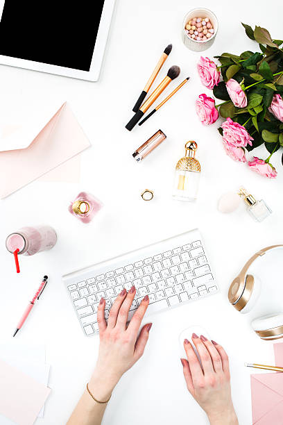 istock The female hands on keyboard 512975436