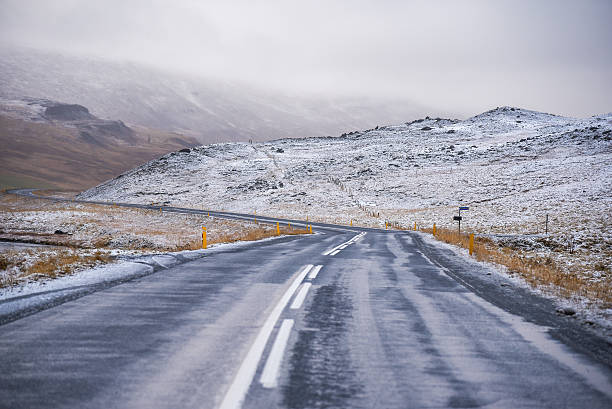 istock Empty road in early winter of Iceland 512975454