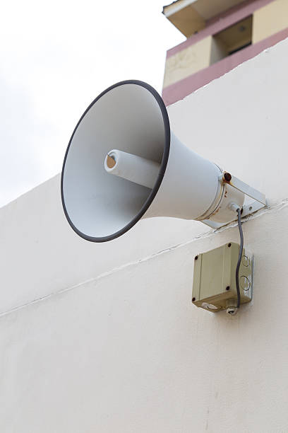 istock Outdoor Speaker For announce Message to Public 512977777