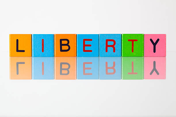 istock Liberty - an inscription from children's blocks 512980086