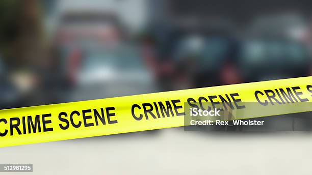Crime Scene Tape Stock Photo - Download Image Now - Courthouse, Crash, Crime