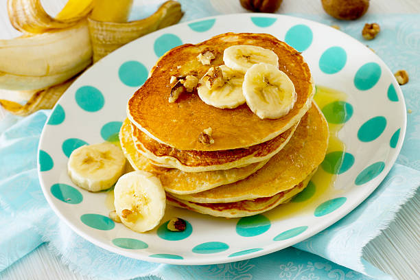 istock American Banana Pancake with honey and walnuts 512983812
