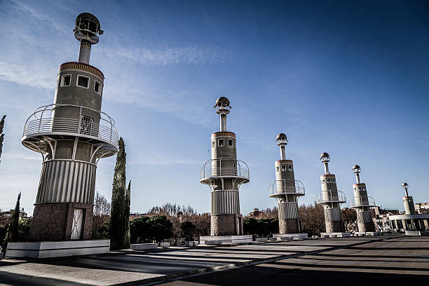 On top of the park we can find this amazing towers.