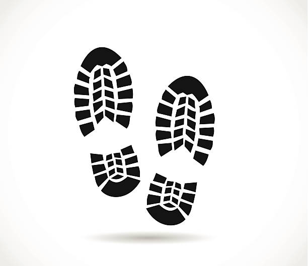 ilustrações de stock, clip art, desenhos animados e ícones de marca de sapato vector - sole of foot