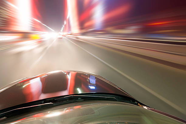 istock car on the road with motion blur background 512988209