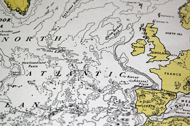 istock Map of UK, Europe & North Atlantic 512989853