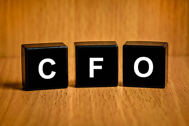 CFO or Chief financial officer word on black block CFO or Chief financial officer text on black block cfo stock pictures, royalty-free photos & images