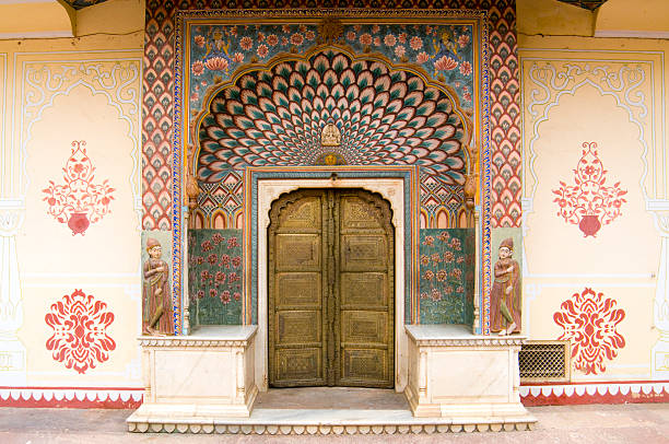istock Lotus Gate - Pitam Niwas Chowk , City Palace Jaipur 512991391