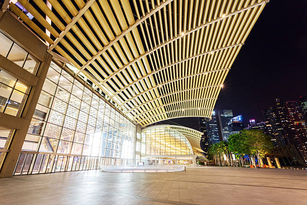 istock illuminated urban building exterior from waterfront 512991715