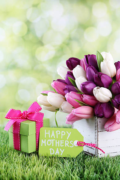 mother's day)» - mothers day mother single flower family стоковые фото и изображения