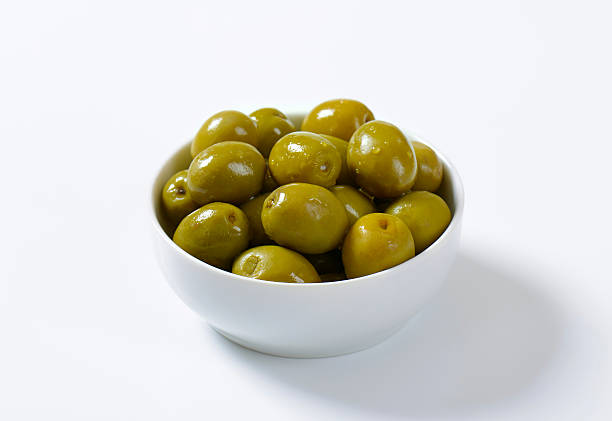 istock Brine-cured green olives 512992236