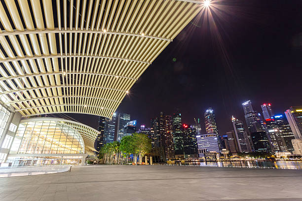istock illuminated urban building exterior from waterfront 512992237