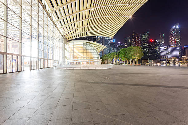 istock illuminated urban building exterior from waterfront 512992281