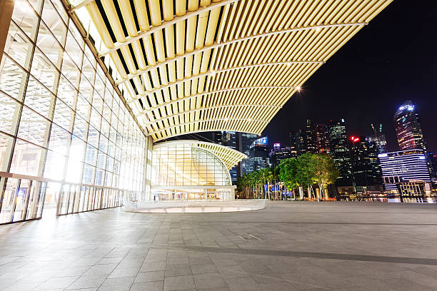 istock illuminated urban building exterior from waterfront 512992439