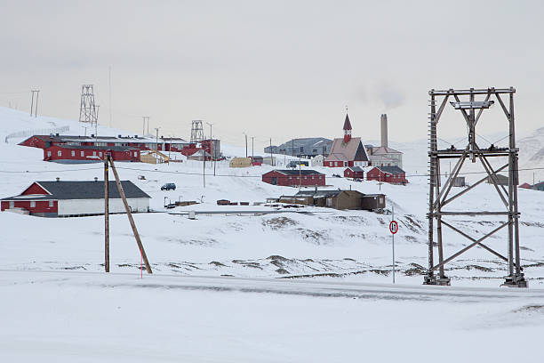 istock City skyline in Longyearbyen, Spitsbergen (Svalbard). Norway 512993030