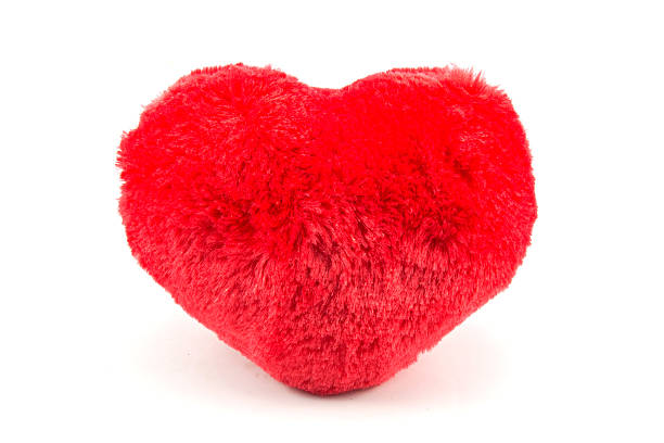 istock Heart shape Fluffy pillow. Valentine's Day 512994789