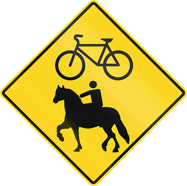 istock Equestrians And Bicycles in Canada 512995346