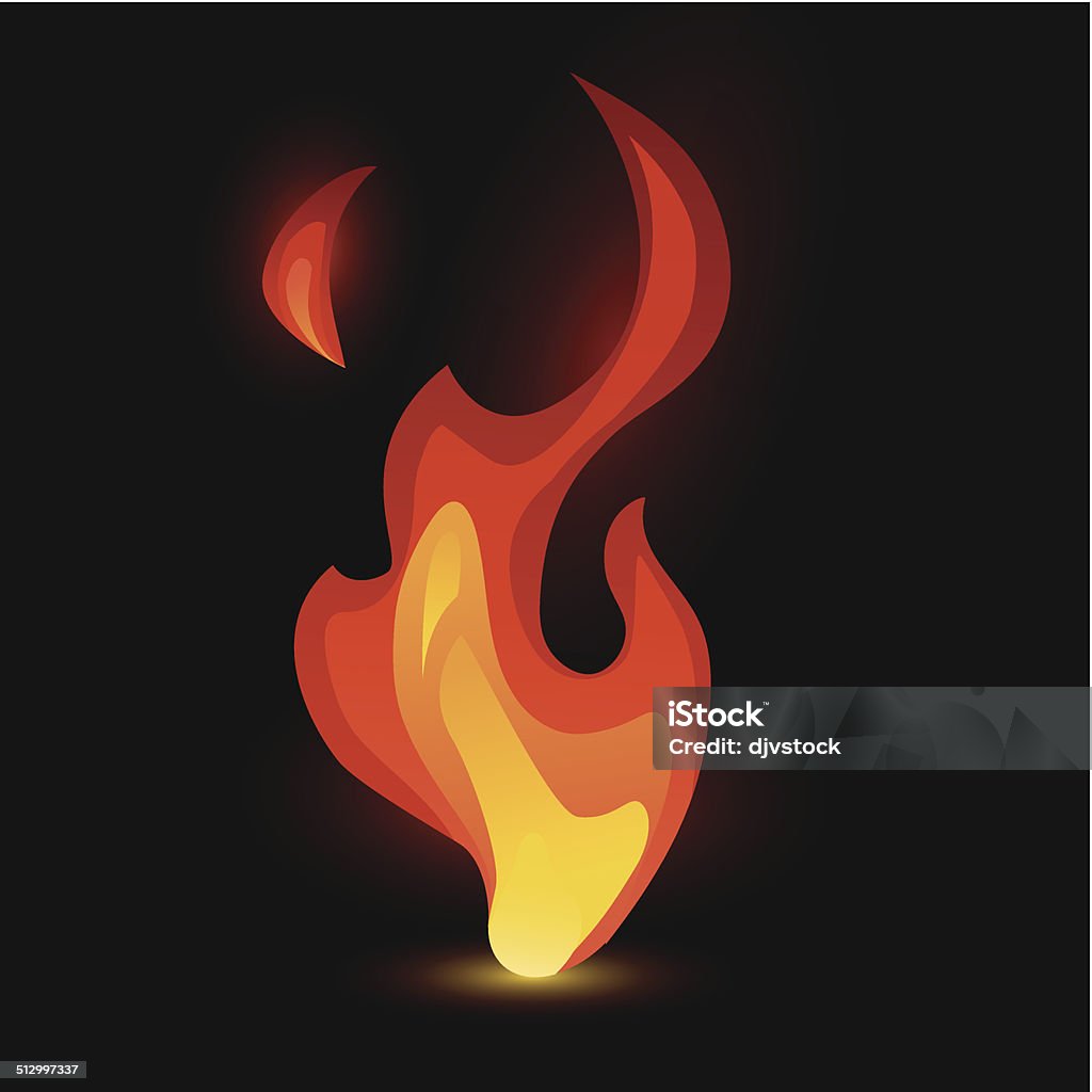 Abstract Fire Design Fire Design Stock Illustration - Download Image Now - Abstract, Bonfire ...
