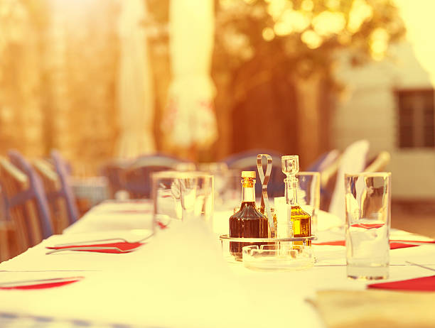 istock View of cafe in narrow street 512997375