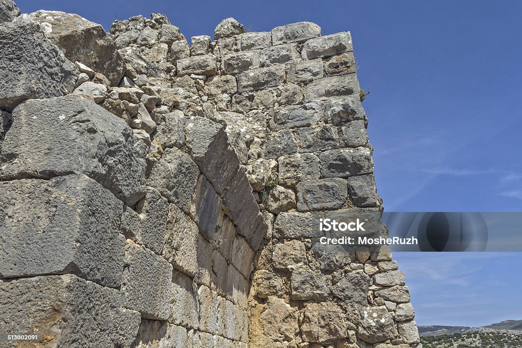 La antigua fortaleza en Israel nimród. - Foto de stock de Arqueología libre de derechos