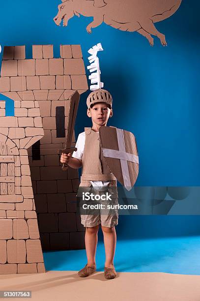 Medieval Knight Child Stock Photo - Download Image Now - Armed Forces, Beak, Bell Tower - Tower