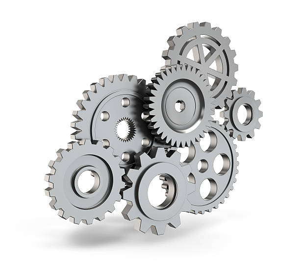 istock Steel gear mechanism 513020695
