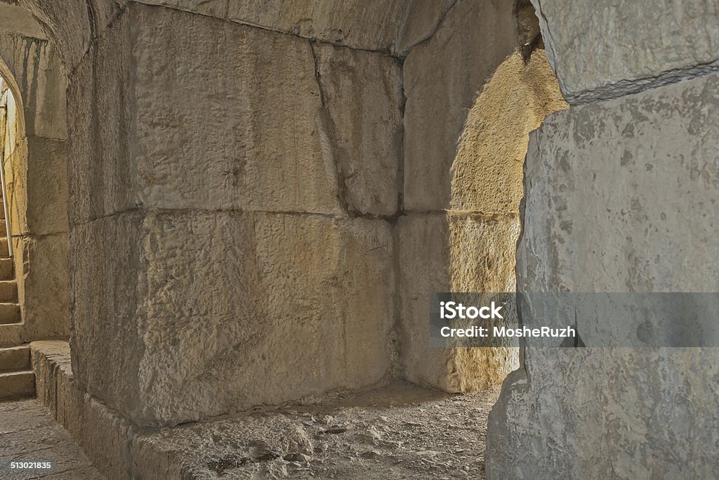 La antigua fortaleza en Israel nimród. - Foto de stock de Arqueología libre de derechos