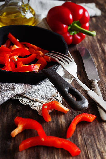 istock Slices of red paprika 513042428