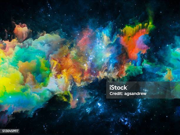 Nebula Composition Stock Photo - Download Image Now - Psychedelic, Outer Space, Multi Colored