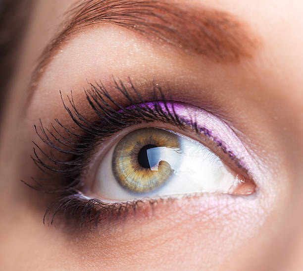 istock Closeup of beautiful eye with glamorous makeup 513046334