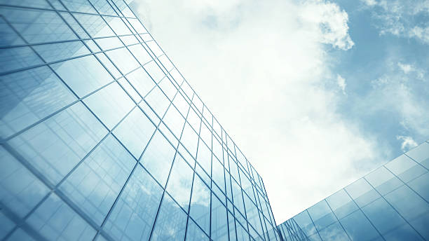 istock Glass wall of skyscraper 513048919