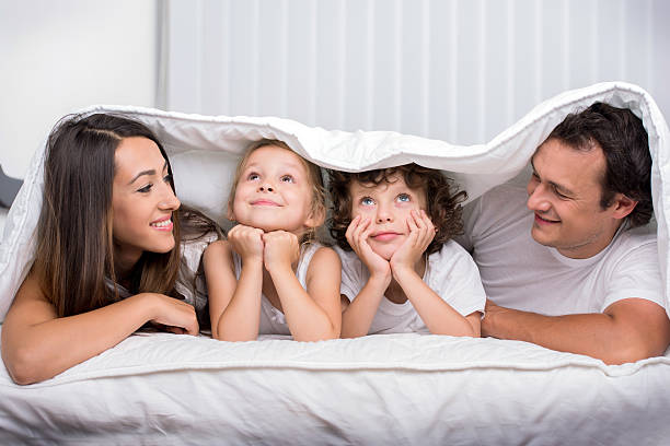 istock Family in the bedroom 513050039