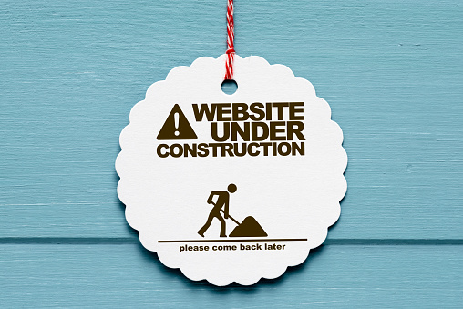 Under Construction Stock Photo - Download Image Now - Construction Site,  Web Page, Repairing - iStock