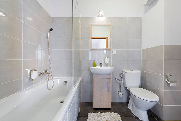 istock Modern bathroom in scandinavian style 513050839