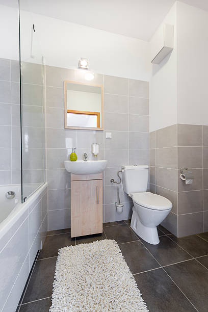 istock Small bathroom in scandinavian style 513050855
