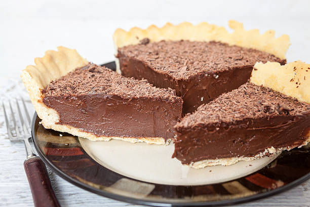 istock Slice of chocolate pie 513051784