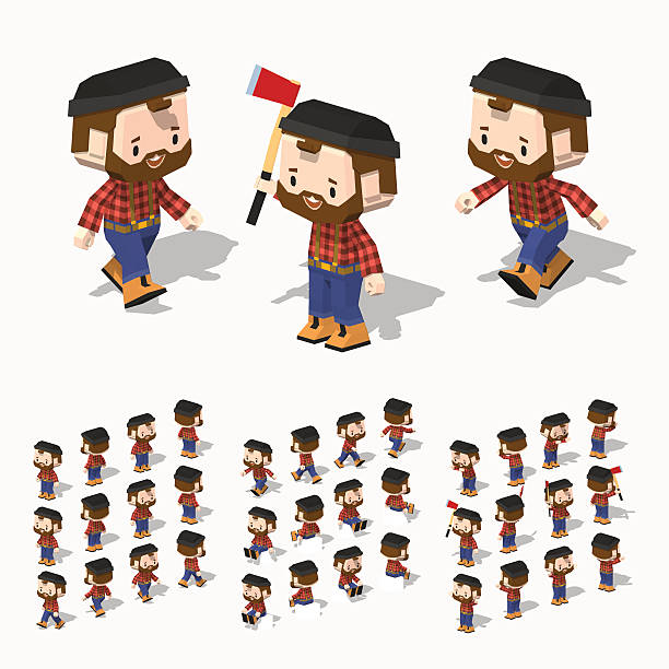2,832 Low Poly Character Illustrations & Clip Art - iStock