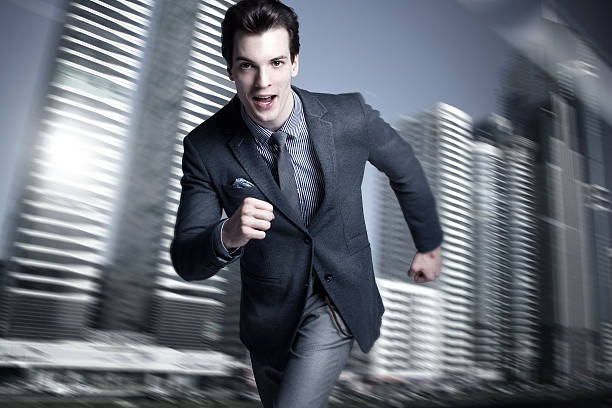 istock Businessman in suit posing. 513057622