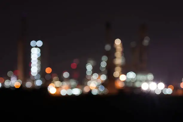 Photo of Blur lights from Oil refineries