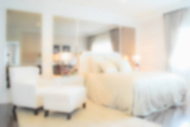 istock Defocus background bedroom interior modern style 513067674